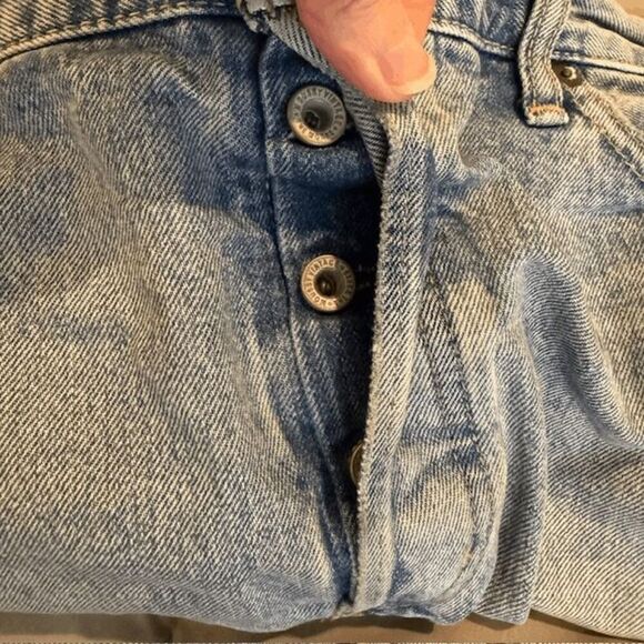 Moussy Vintage Andalucia Skirt Button Fly Mini Exposed Darker Layer Size 32 - Picture 8 of 14